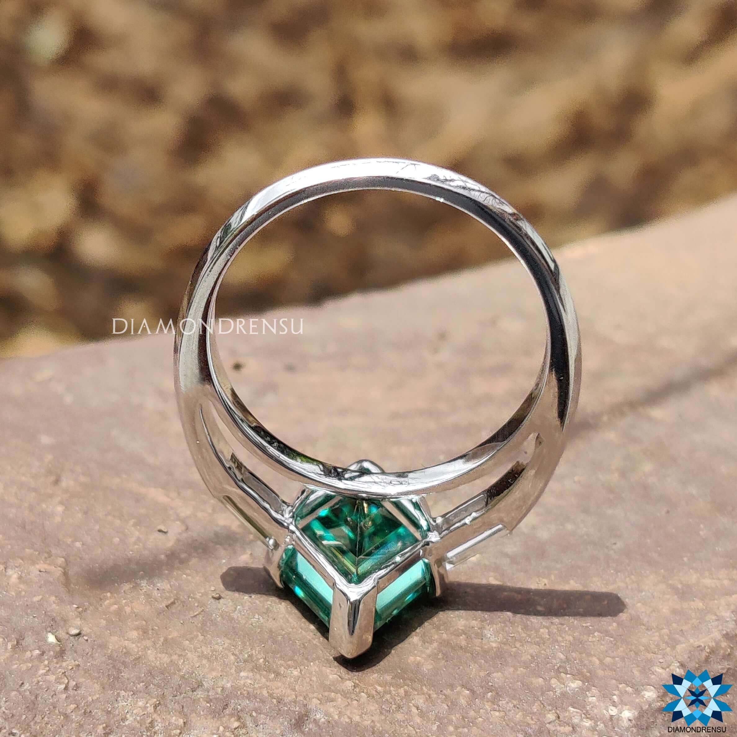 Moissanite for Engagement Ring Custom Ring