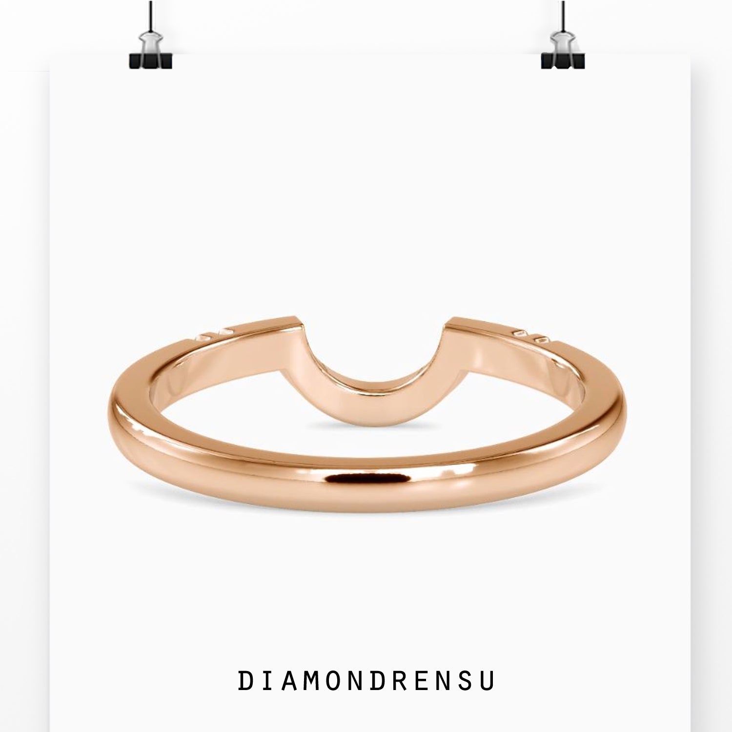Gold comfort fit band for a secure and smooth feel.