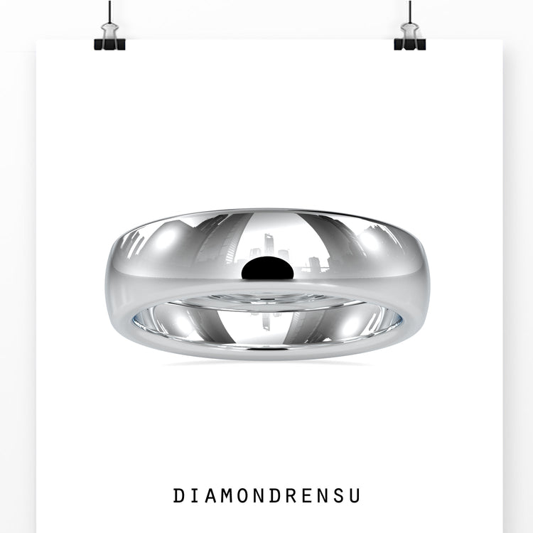 Diamondrensu UK mens band crafted in gold.