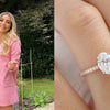 Dani Dyer Engagement Ring - Oval Cut Diamond