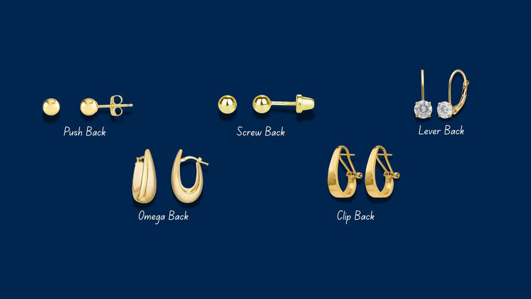 Earring Backs Types