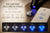 Infographic showing diamond fluorescence levels under UV light from None to Very Strong.