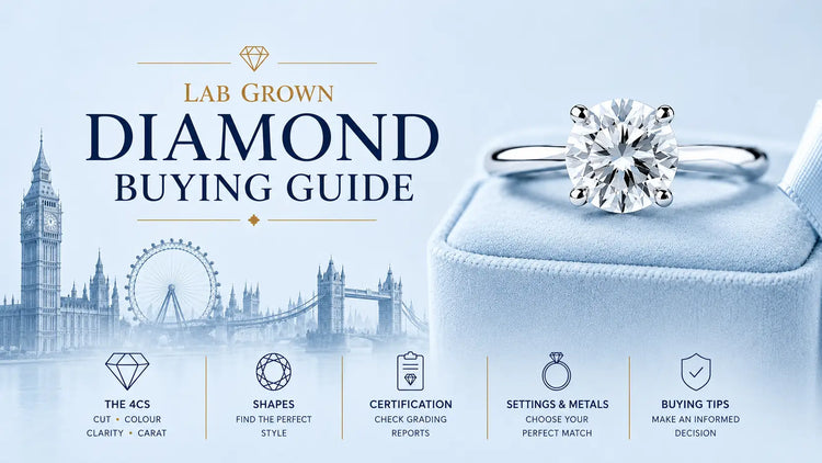 Lab grown diamond buying guide with London landmarks