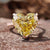 Heart Shape Moissanite Engagement Rings