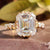 Emerald Cut Moissanite Engagement Rings