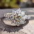 Cluster Engagement Ring in Elegant Design.