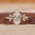Oval diamond ring in yellow gold with a classic prong setting.

