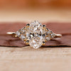 Oval Cut Engagement Ring with 4 prong ring
