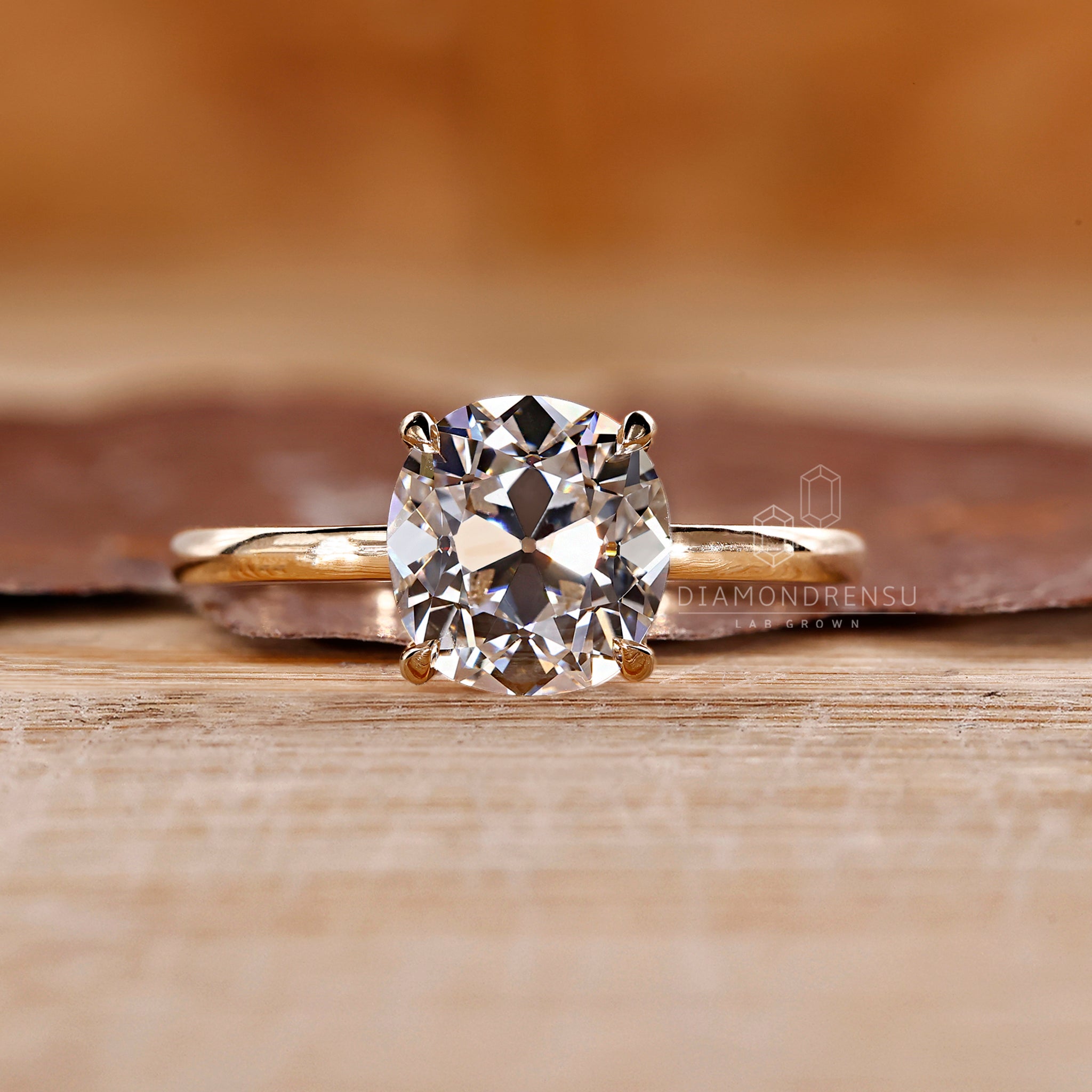 Custom engagement ring designed for personal style.
