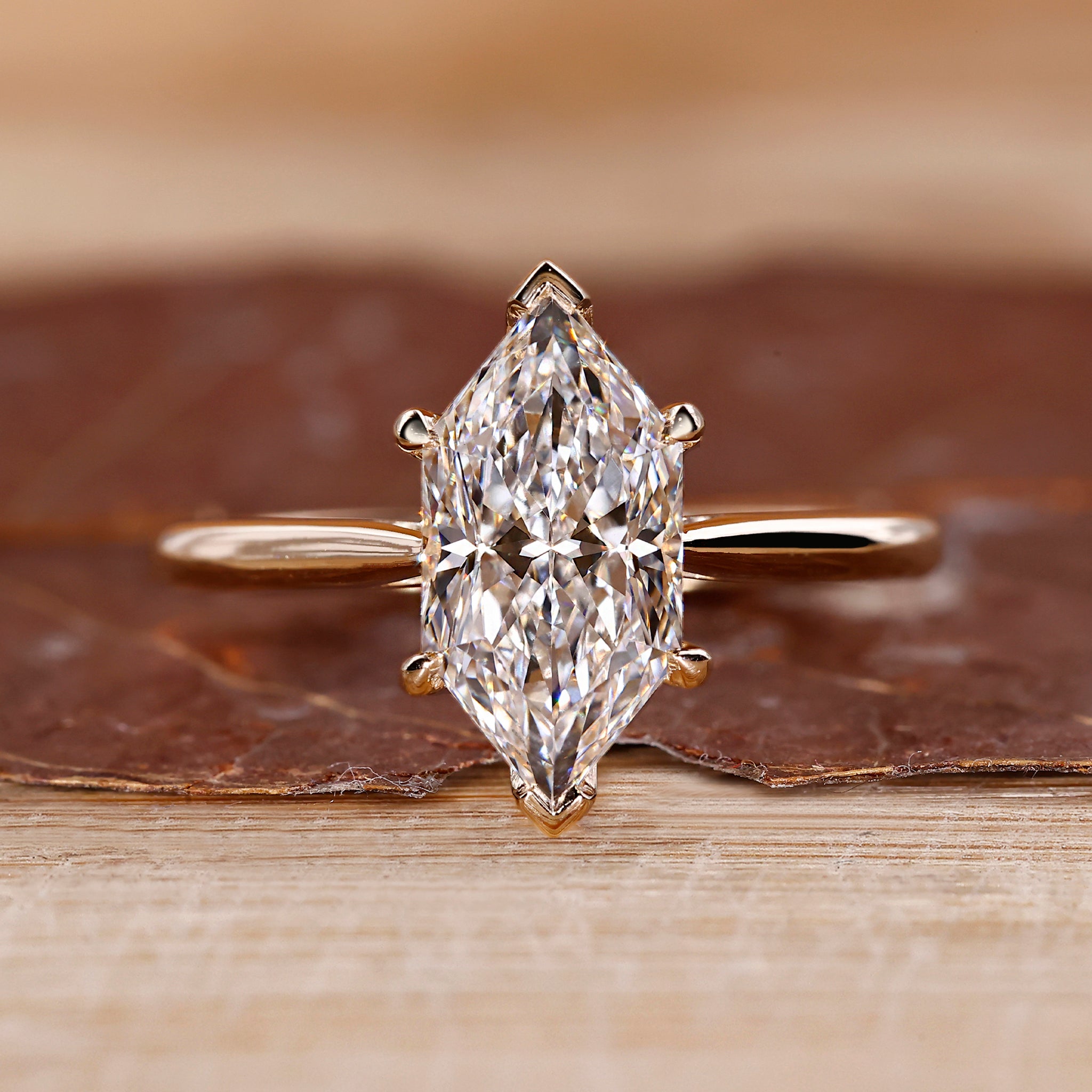 Cathedral setting ring with elegant arches.
