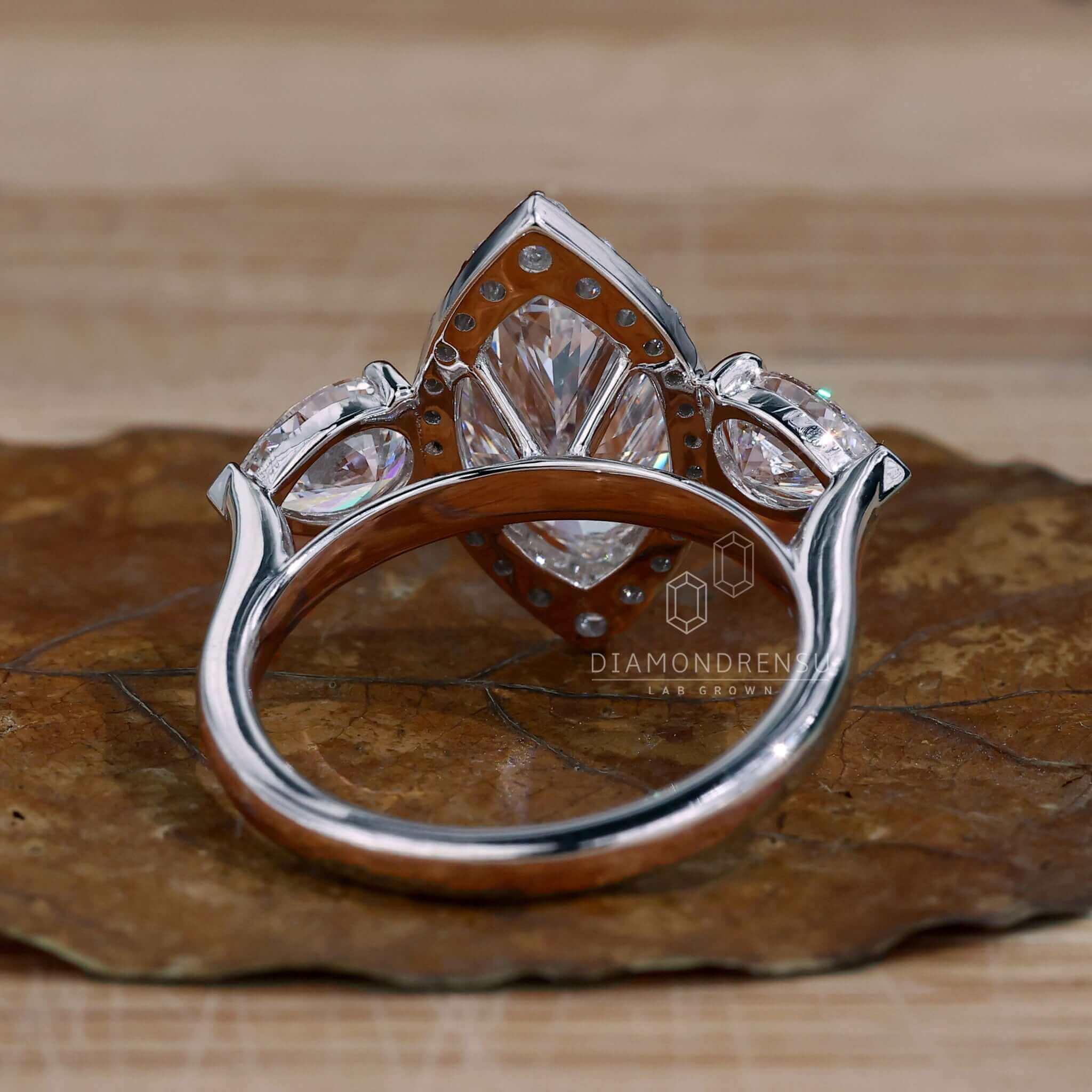 affordable moissanite engagement ring