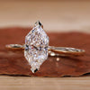 Gold Solitaire Diamond Ring with stunning solitaire diamond design.