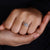 Round cut diamond center stone ring.
