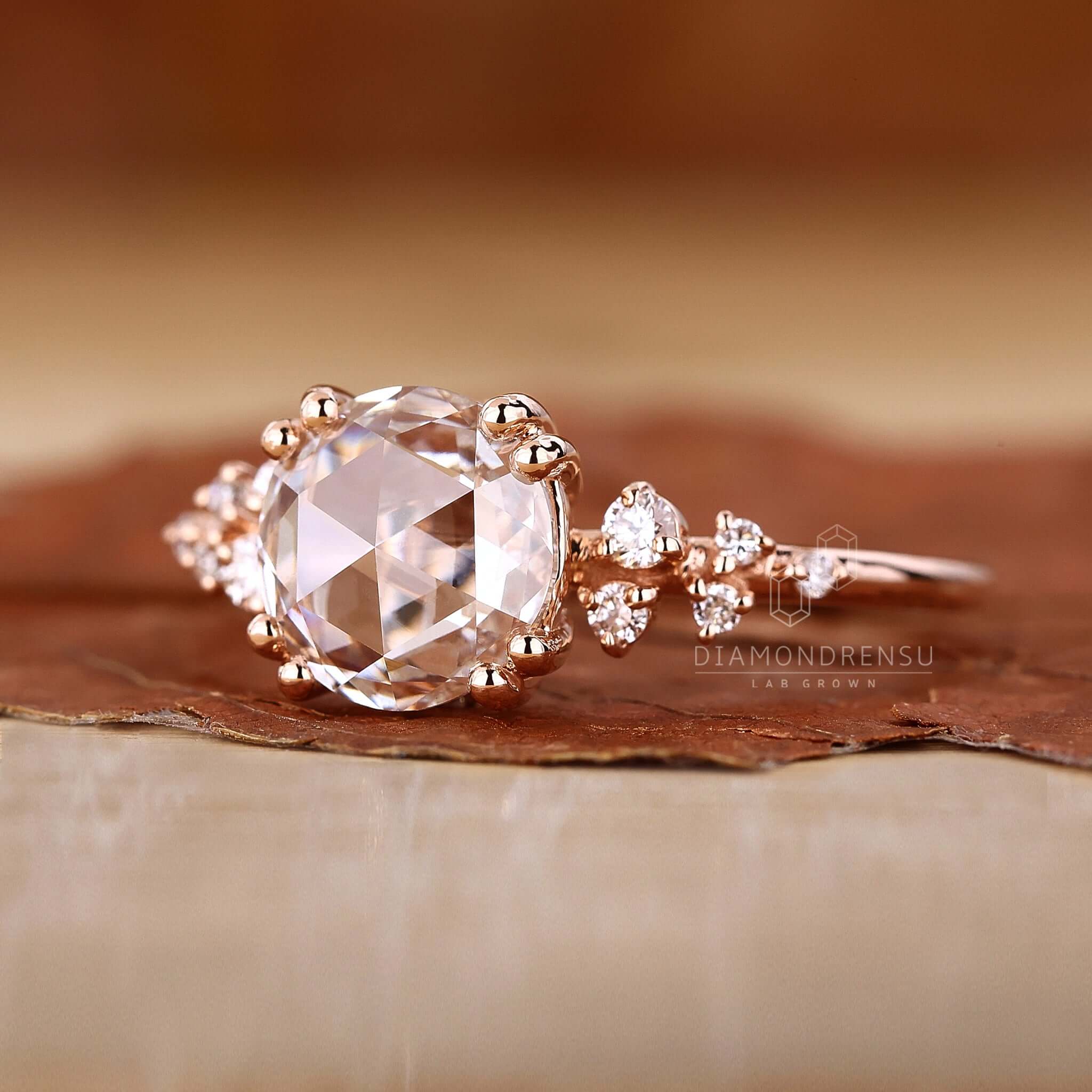 Snowdrift Engagement Ring with a timeless look for a truly special proposal.