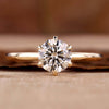 lab grown diamond solitaire ring