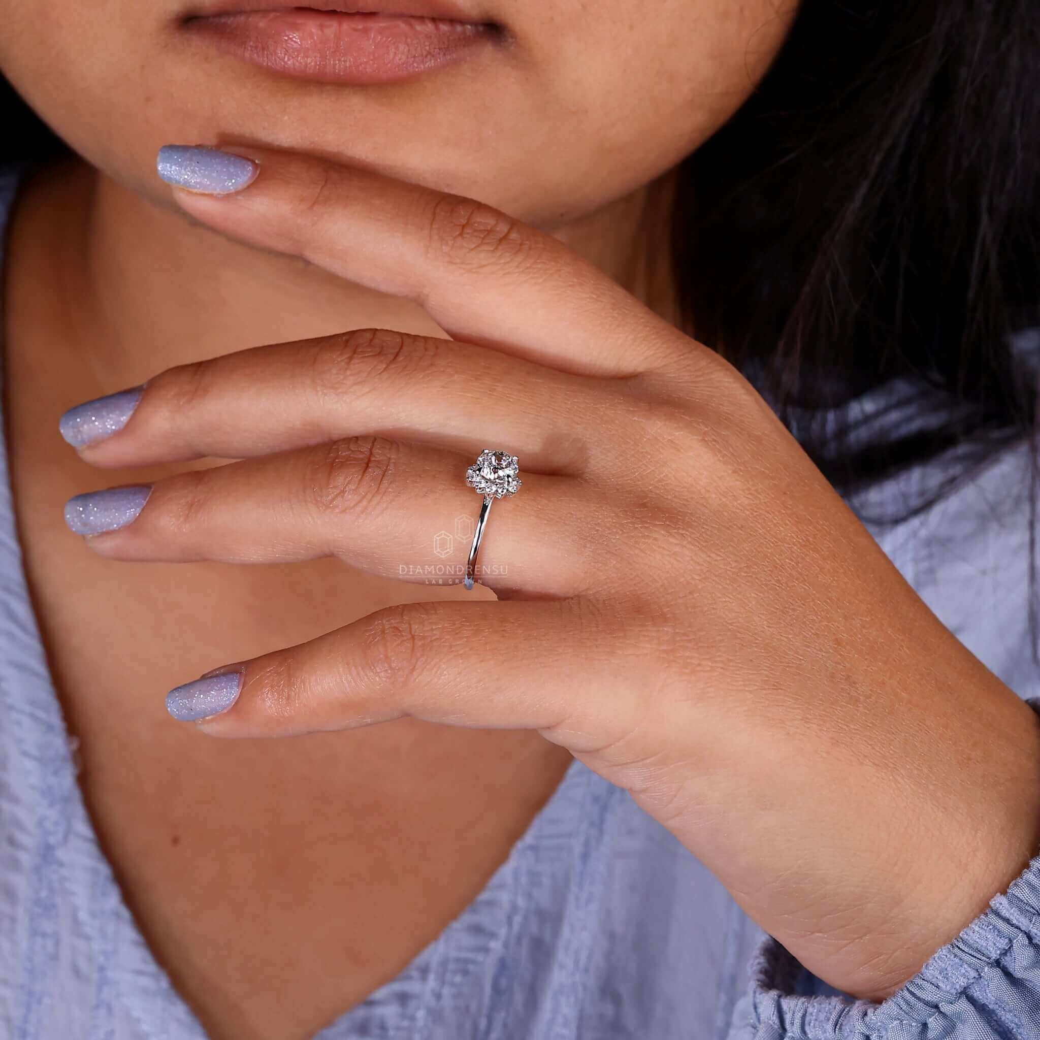 Unique engagement ring designed to stand out and create unforgettable moments.