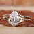 Pear Cut Engagement Ring with a stunning pear-shaped diamond.