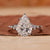 Pear Shape Diamond Ring with pear shaped ring
