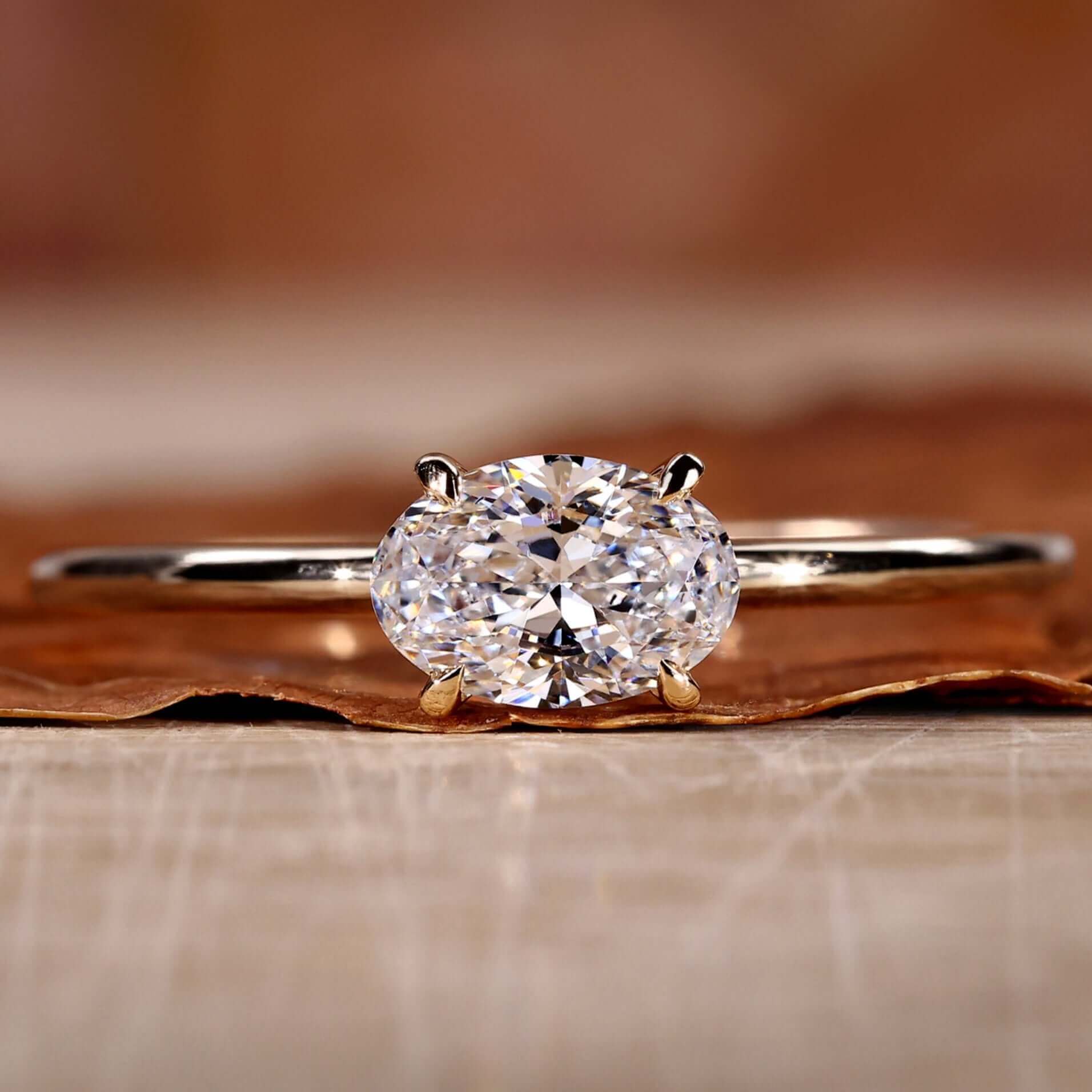 oval engagement ring