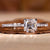 asscher cut diamond ring