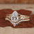 Pear cut diamond bridal set.
