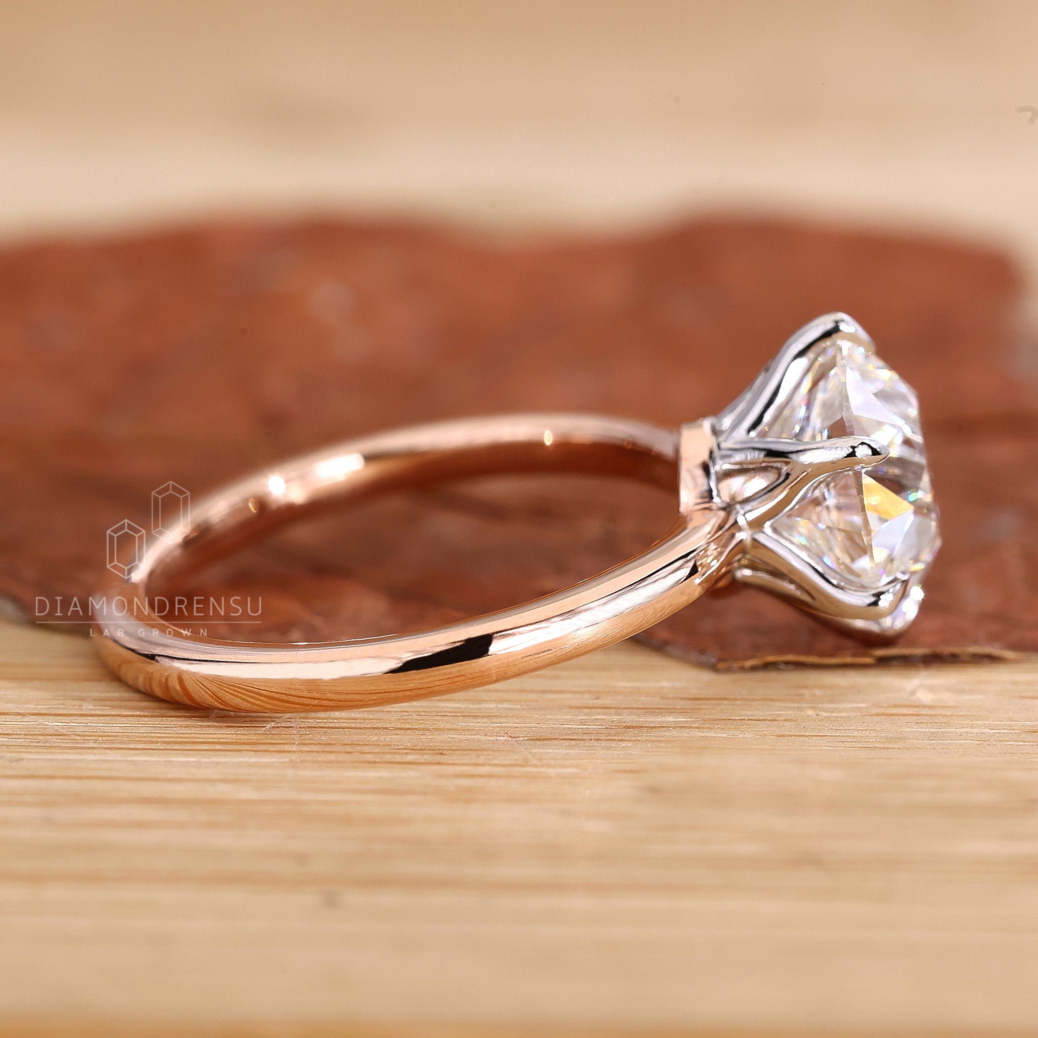 Handmade jewelry with diamondrensu UK ring
