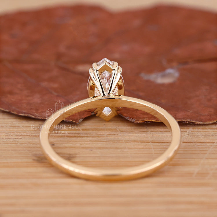 Handmade ring with prong setting

