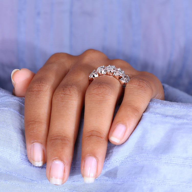 Lab Grown Diamond ring offering eco-friendly sparkle with high brilliance.
