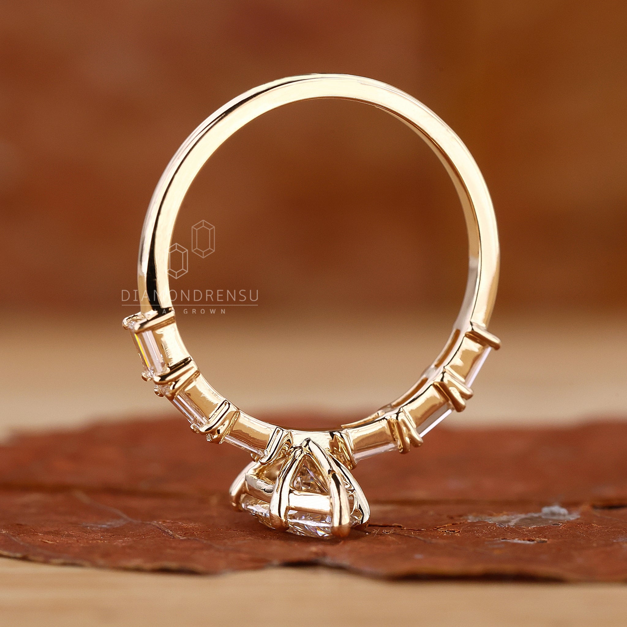Diamonds London UK marquise diamond ring.
