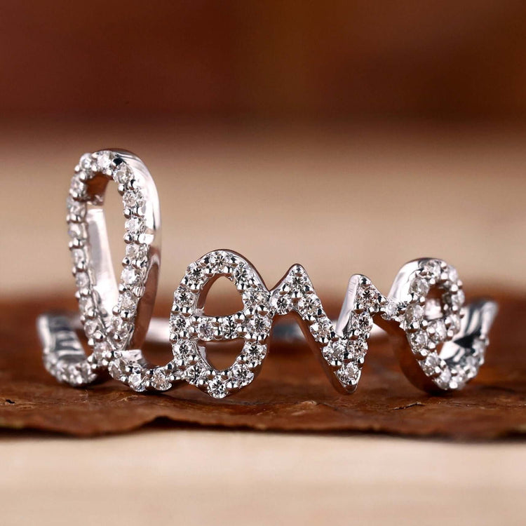 Love Ring featuring a delicate handcrafted design for timeless beauty.
