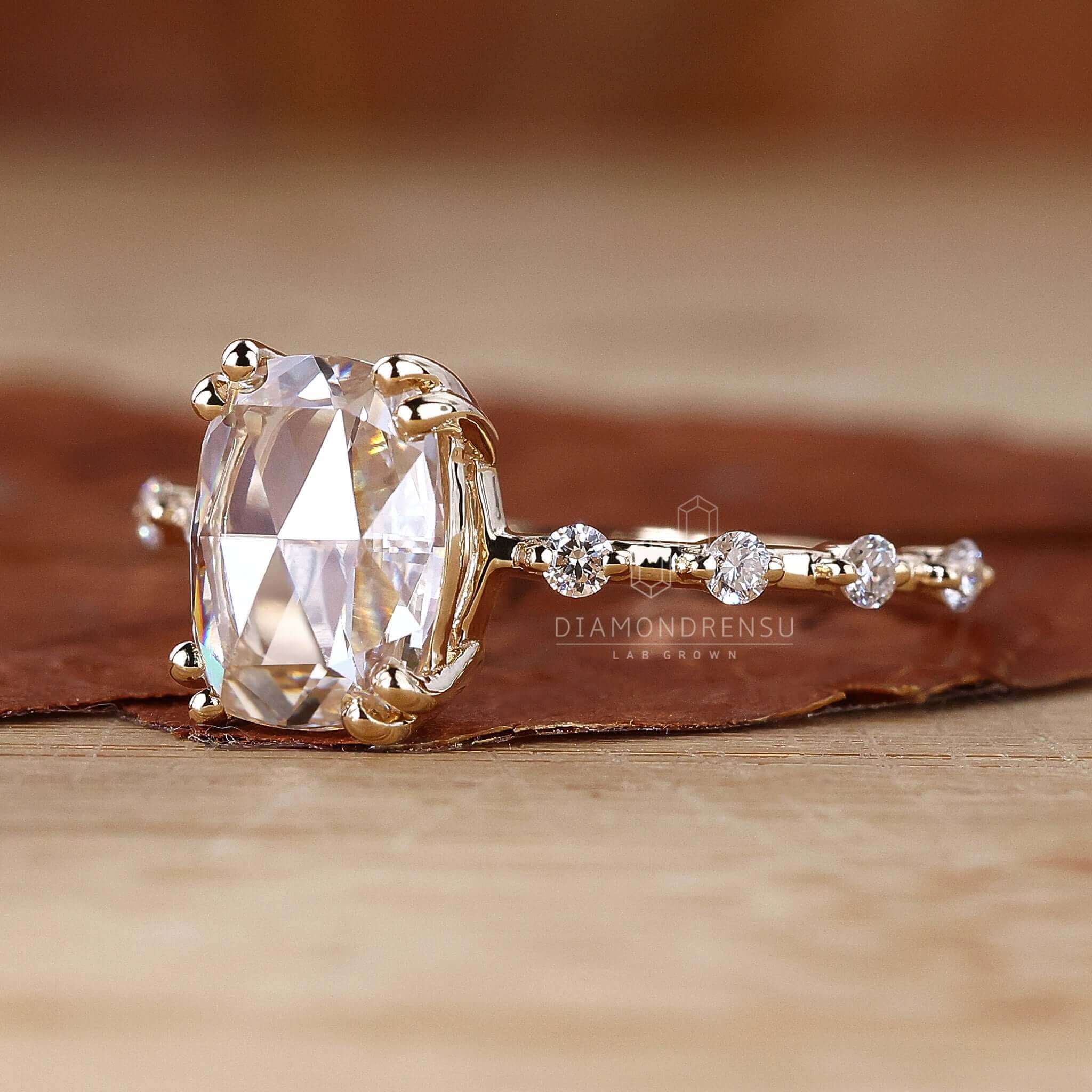 Brilliant round cut diamond ring to add sparkle to every moment.