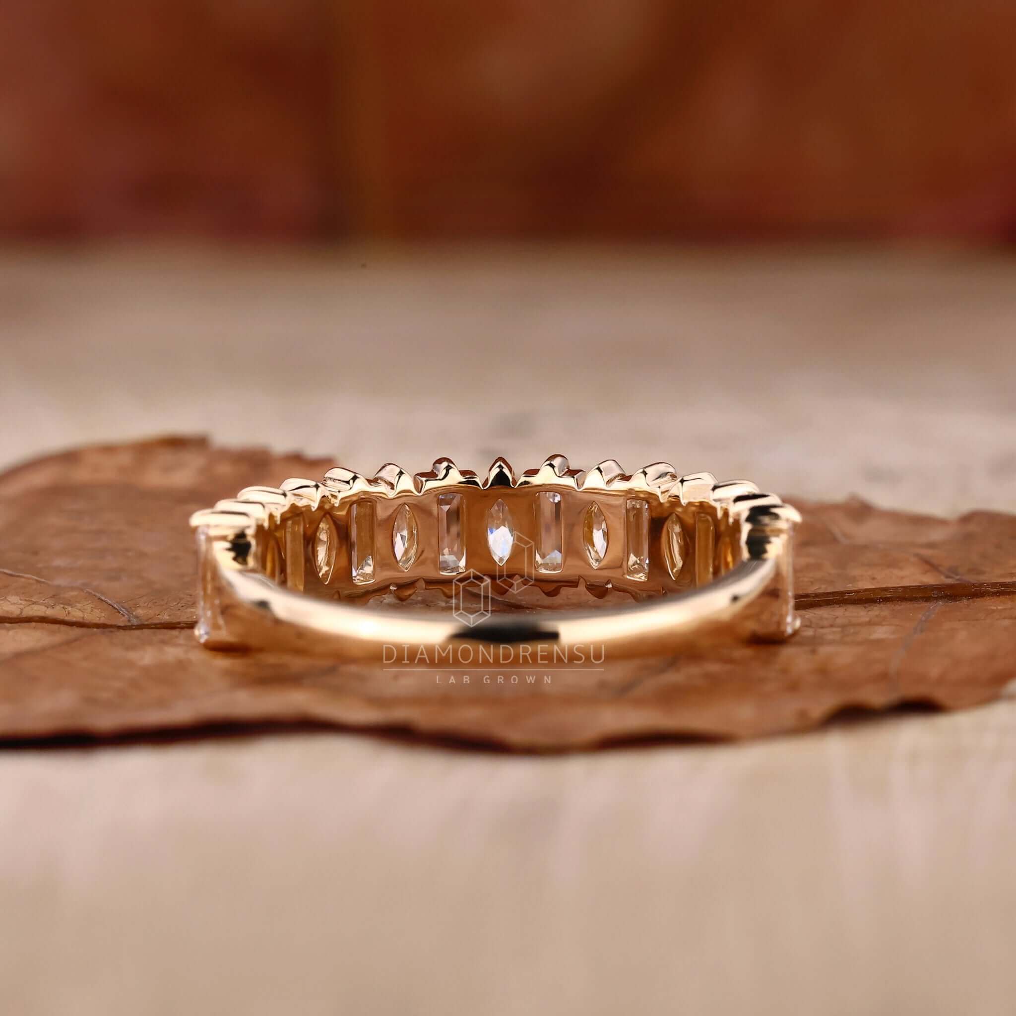 marquise diamond band