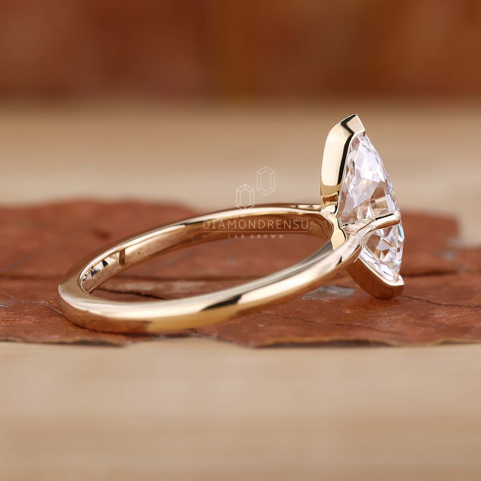 lab grown diamond ring