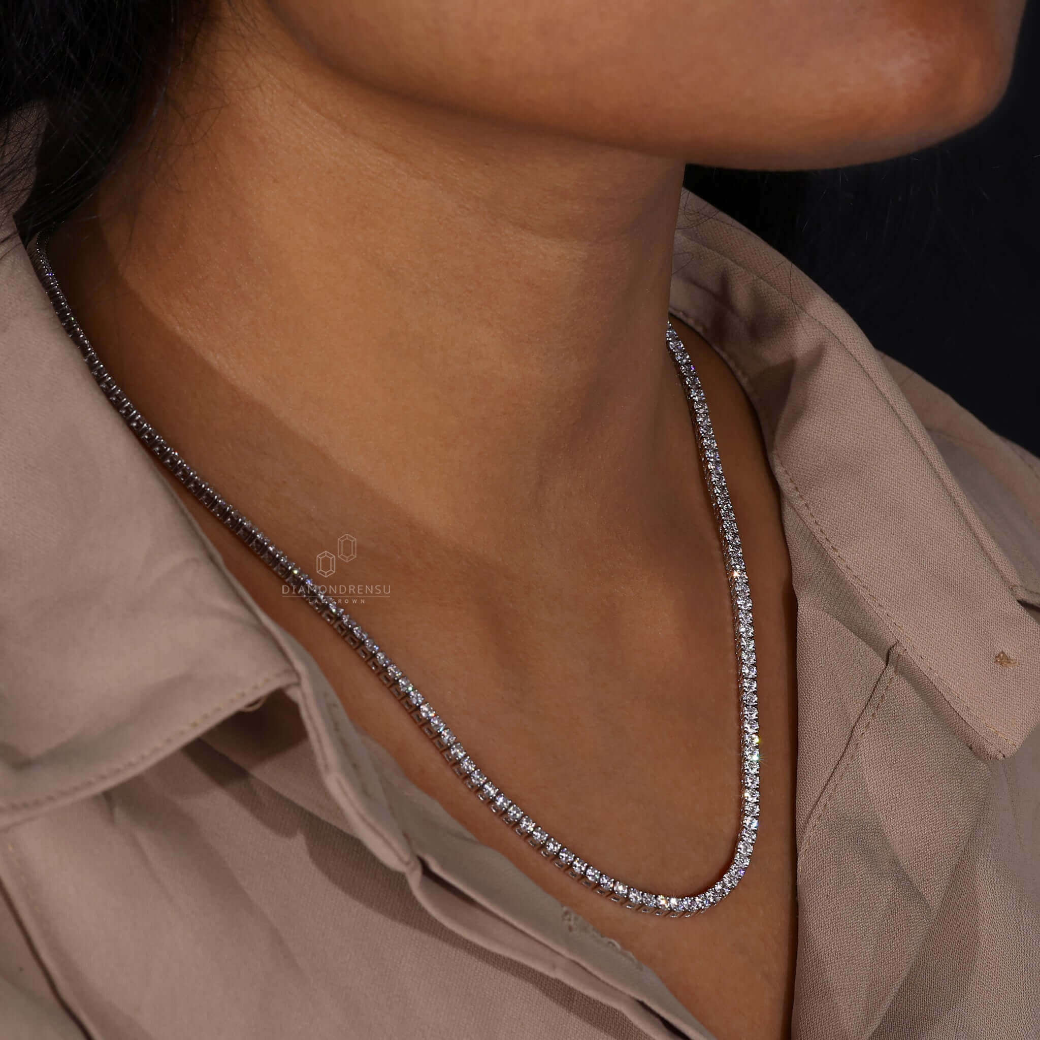 certified diamond necklace