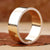 Mens Gold Wedding Band with classic design, perfect for everyday wear.