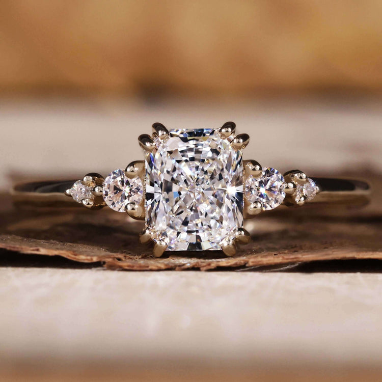 Radiant cut diamond ring showcasing a flawless and elegant design
