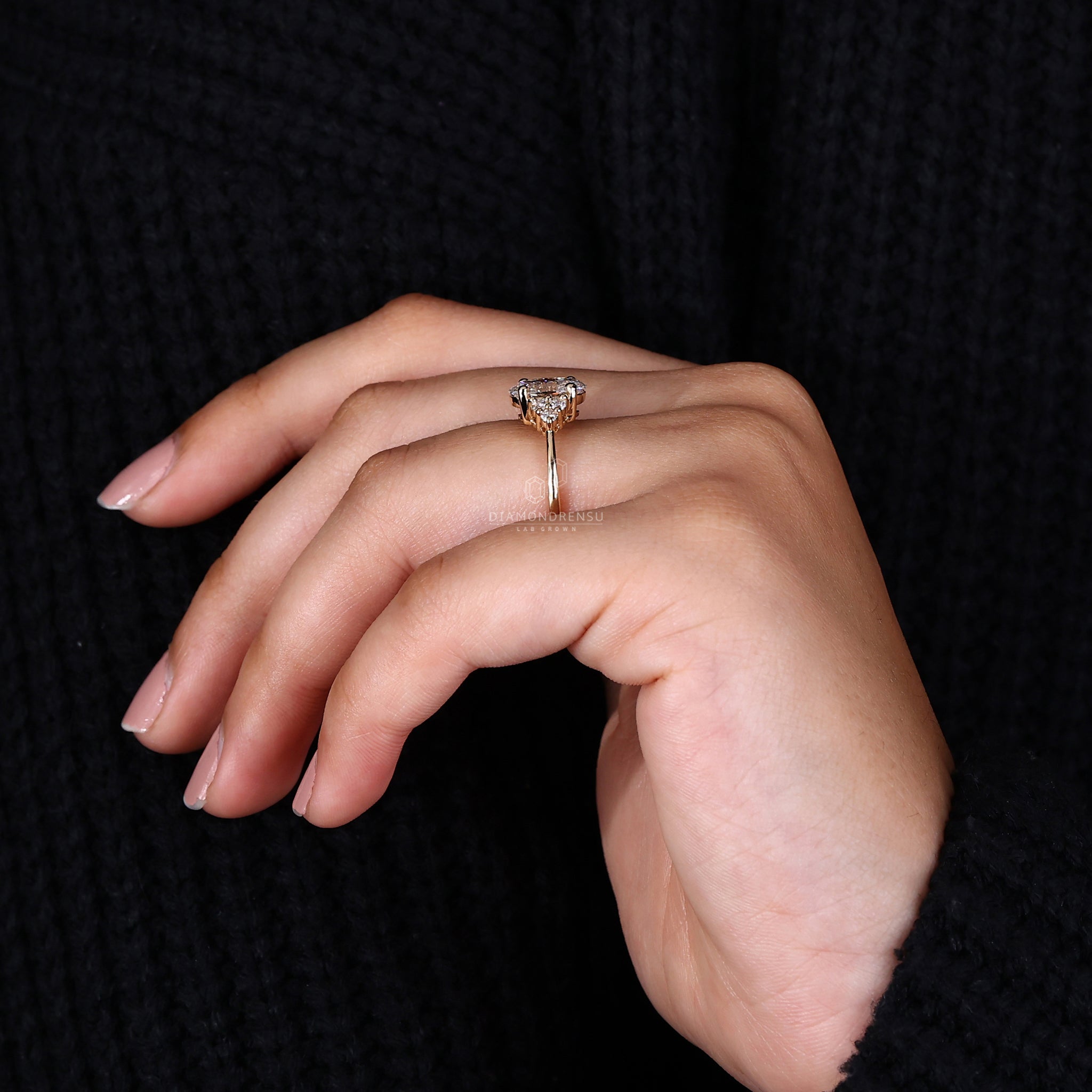 Lab Grown Diamond in handmade jewelry
