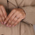 Solitaire diamond ring in rose gold with simple design for proposal engagement ring.
