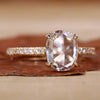 Elegant cushion engagement ring with exquisite craftsmanship.