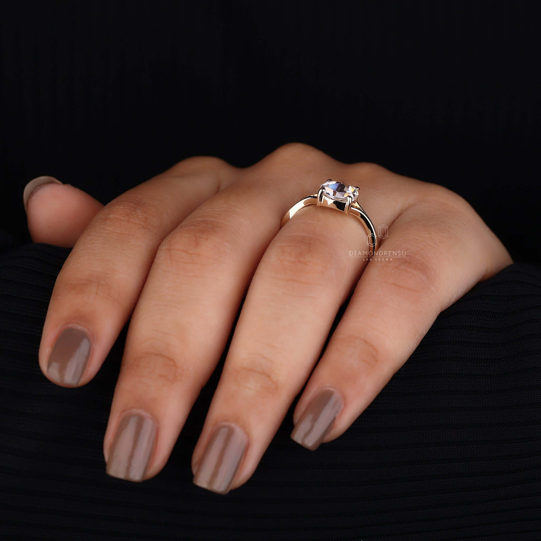 Solitaire Diamond Ring designed to showcase the beauty of a single stone.