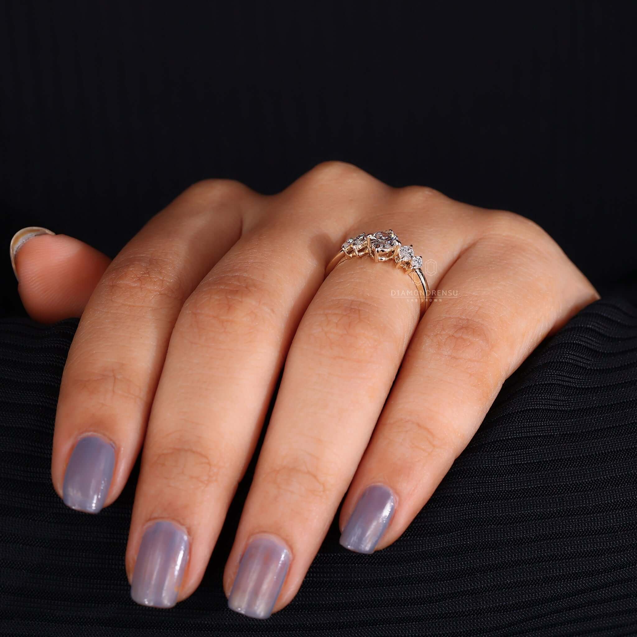 Sophisticated marquise diamond ring, perfect for a special engagement.