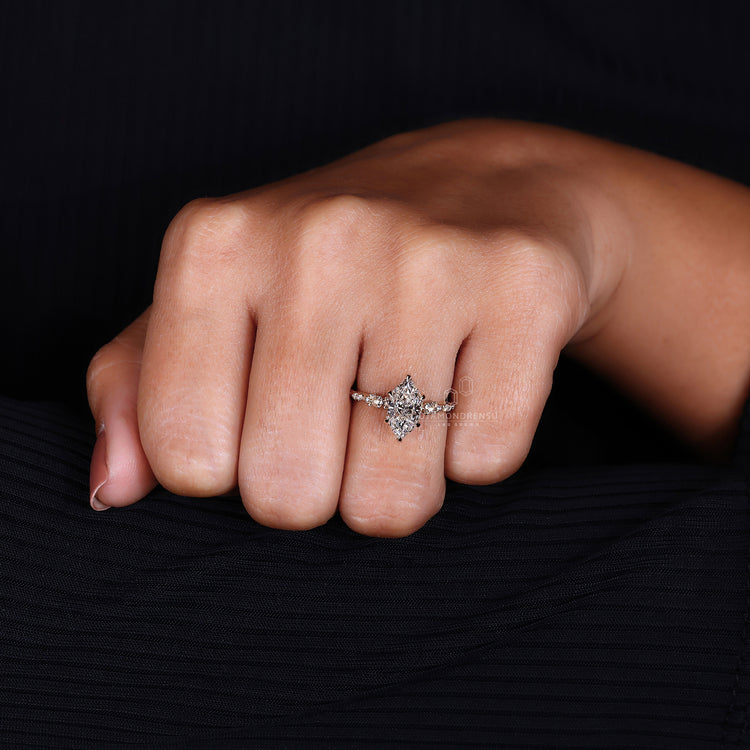 IGI certified diamond in handmade jewelry collection
