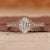 Gold Oval Engagement Ring with a stunning Lab Grown Diamond.