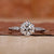White gold diamond ring with sparkling round cut diamonds.
