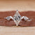 3 stone engagement ring with lozenge cut ring design.
