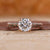 Pave Diamond Ring in rose gold ring jewellery
