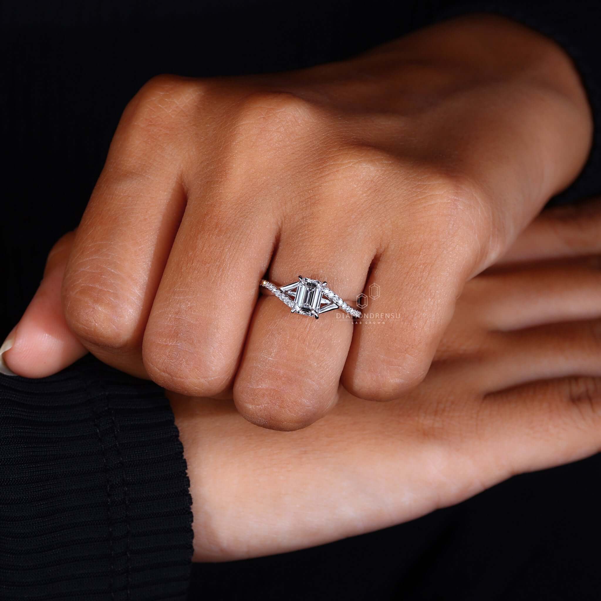 Pave Setting Ring featuring a smooth, sparkling finish that catches the light.