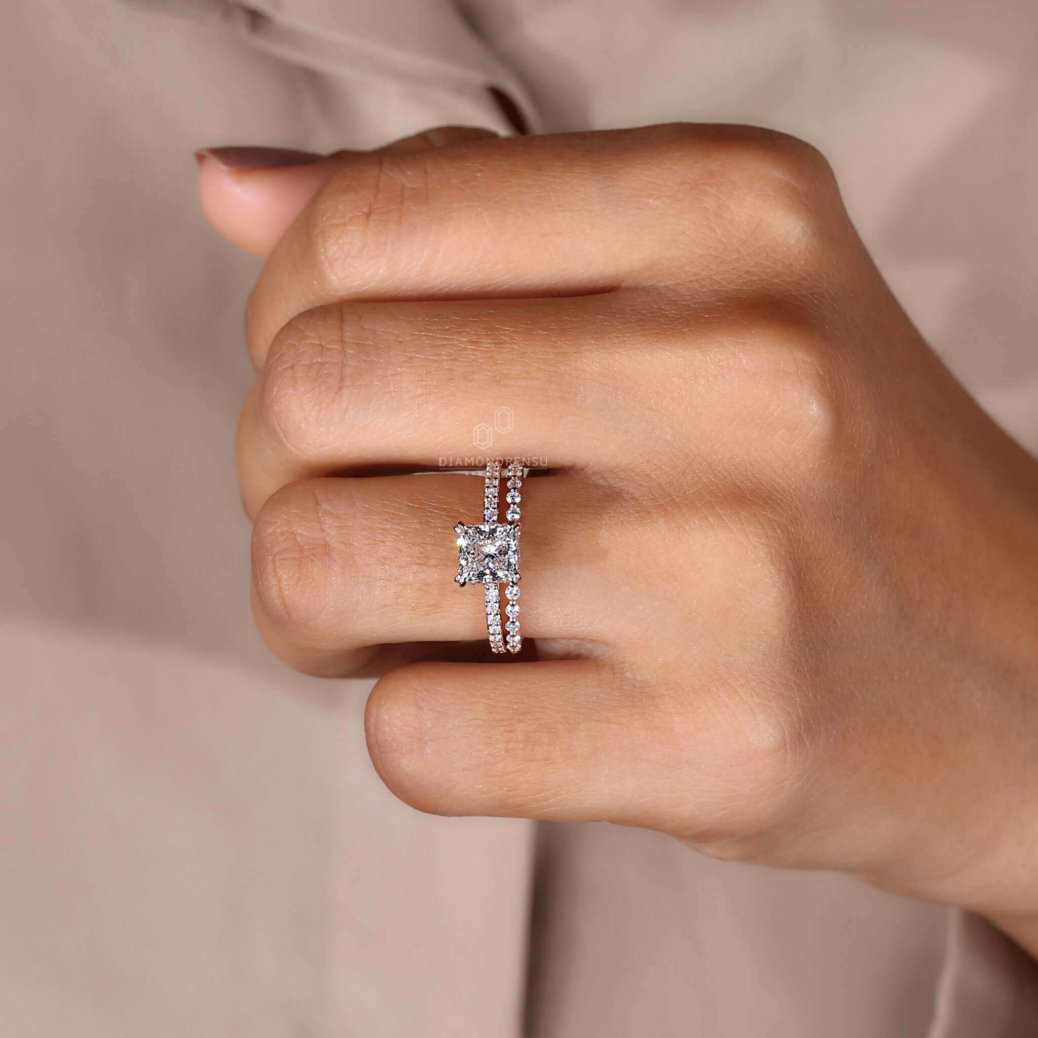 conflict free diamond bridal set