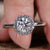 Round diamond ring with a timeless and elegant design
