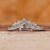Tiara wedding band in white gold.
